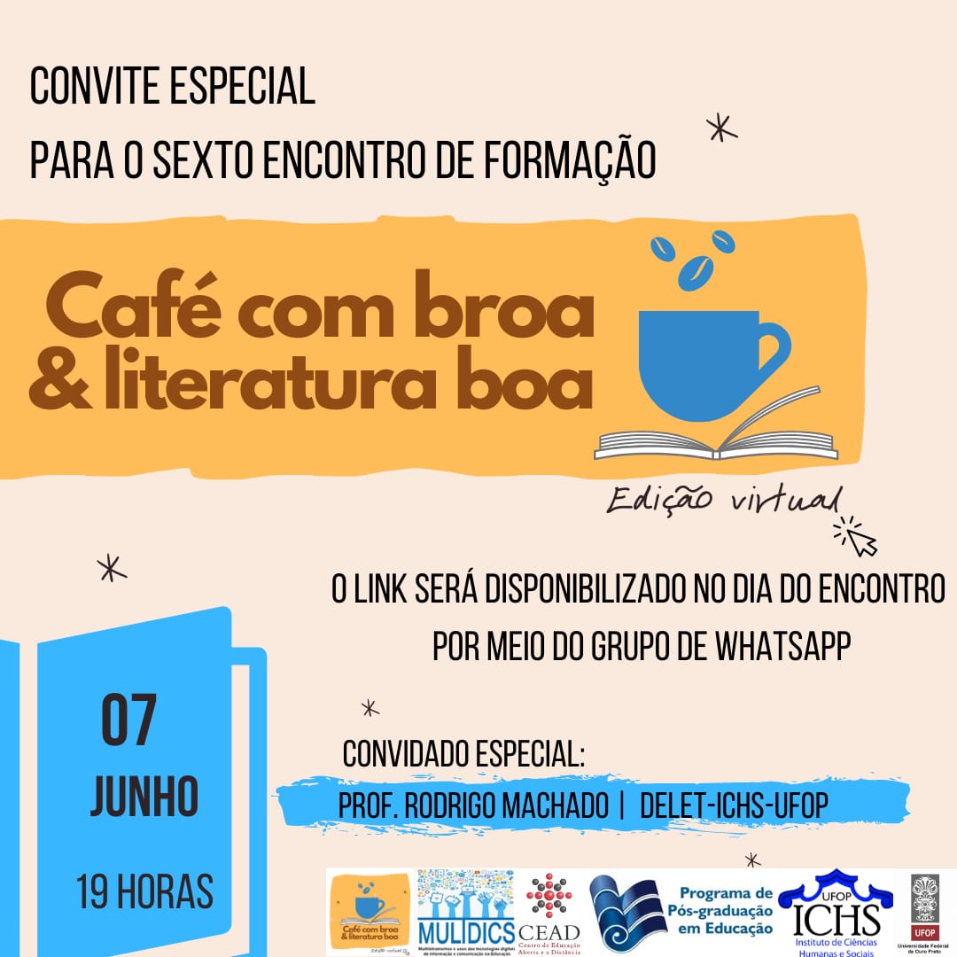 02-06-2022 Sexto encontro Cafe com broa e literatura boa
