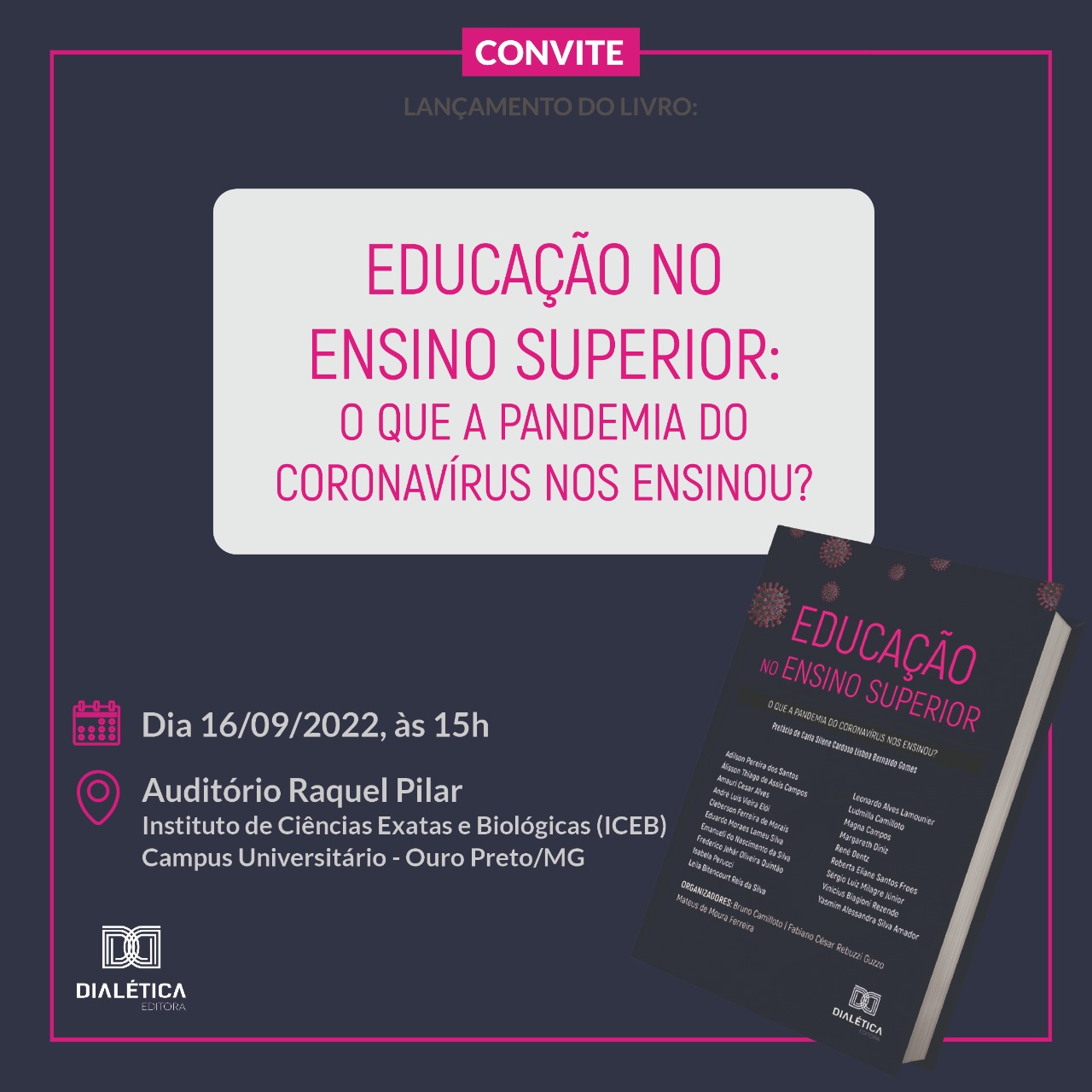 08-09-2022 Lancamento do Livro