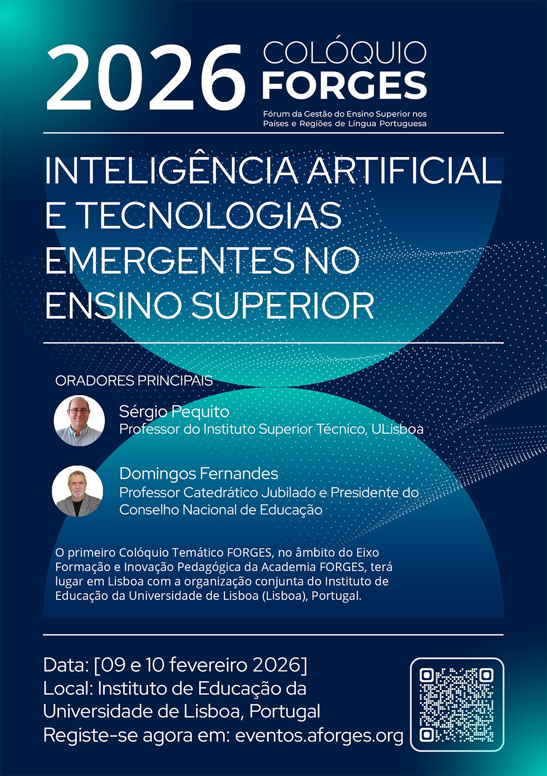 Banner do evento Colóquio FORGES 2026.