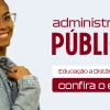 Banner do processo seletivo para o curso Administracao Publica - 2026